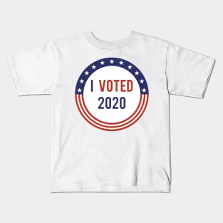 I Voted 2020 Kids T-Shirt